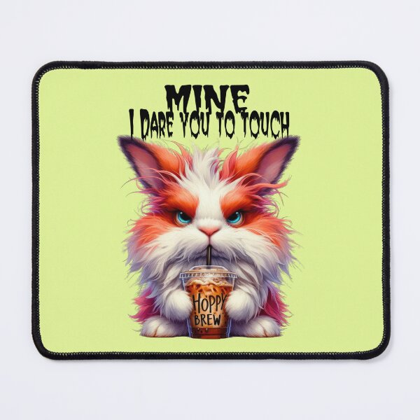 Item preview, Grumpy rabbit warns not to touch his coffee designed and sold by LoneAngel.