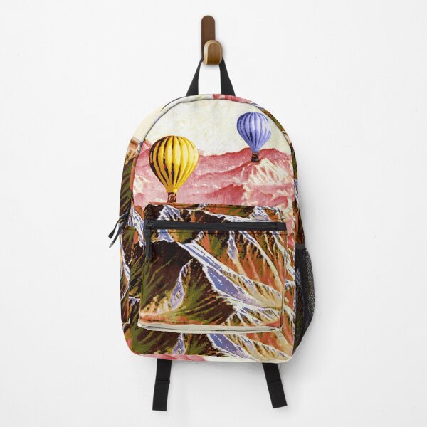 Item preview, Two hot air balloons above the mountains, Fan art Spring collection designed and sold by artoriginal.