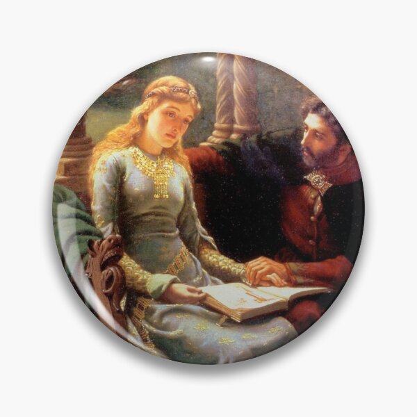 Item preview, Abelard and Heloise painting by Edmund Blair Leighton designed and sold by softbluehum.