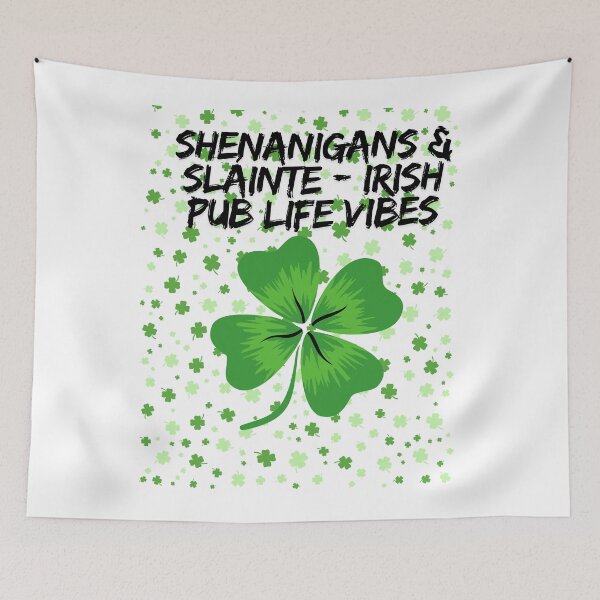Item preview, Shenanigans & Sláinte - Irish Pub Life Vibes designed and sold by World-Shop25.