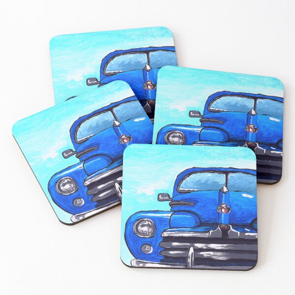 Item preview, Classic Ride: The Timeless Blue Beauty designed and sold by TheRoots-.