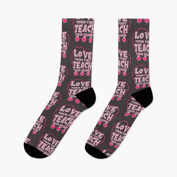 Item preview, Love Them First, Teach Them Second - Inspirational Teacher designed and sold by Colorfulman.