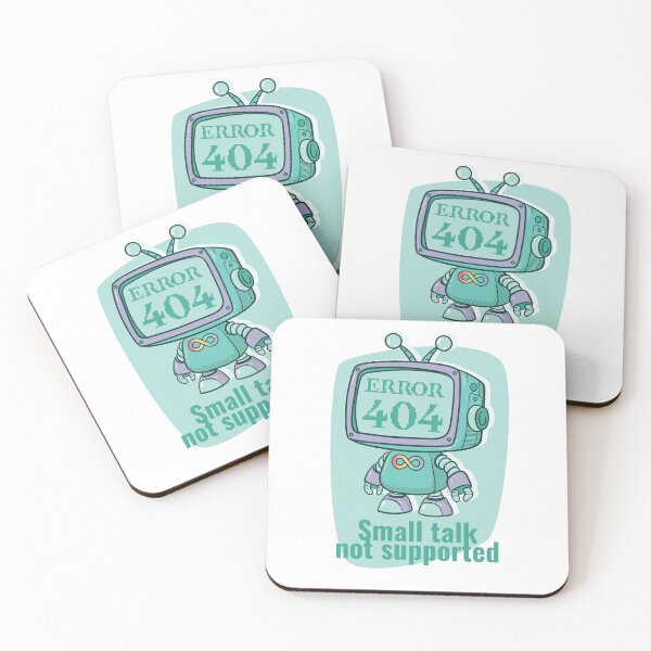 Item preview, Error 404: Small Talk Not Supported designed and sold by boozkova-vorona.