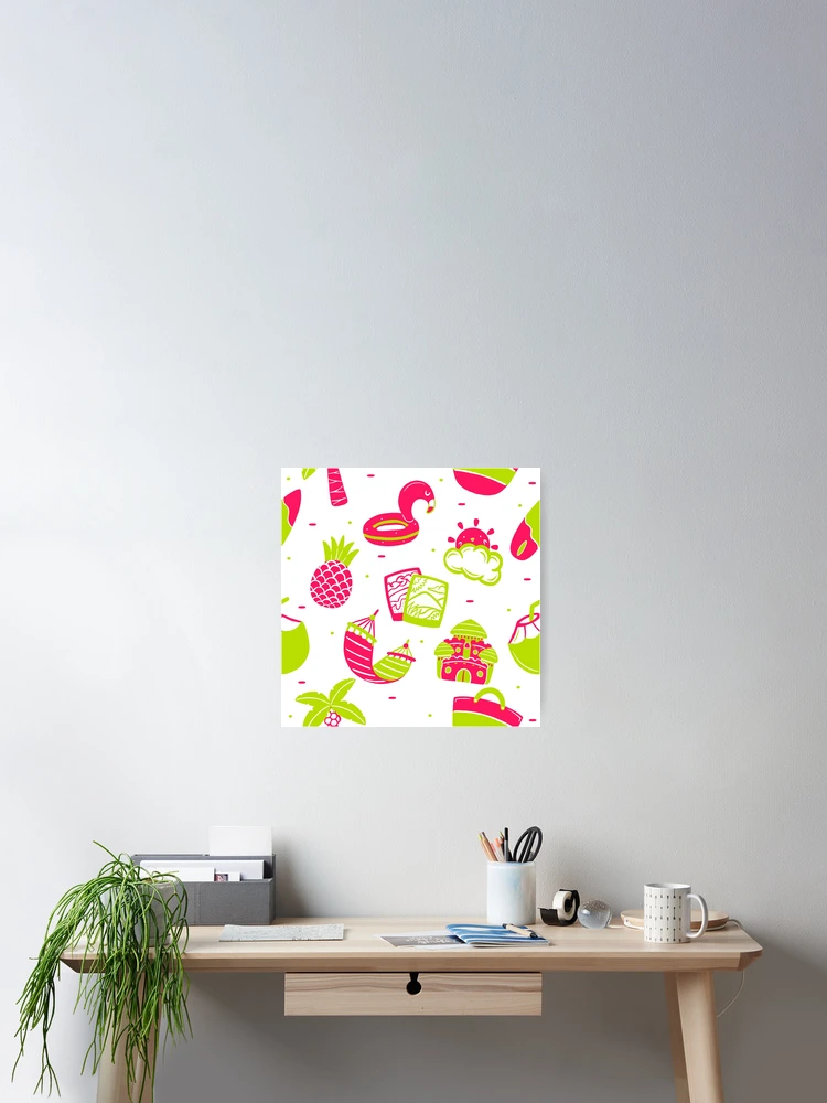 Thumbnail 2 of 3, Poster, Spring Summer: Pool Party designed and sold by Roy Art World.