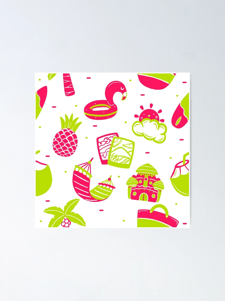 Thumbnail 1 of 3, Poster, Spring Summer: Pool Party designed and sold by Roy Art World.