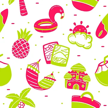 Artwork thumbnail, Spring Summer: Pool Party by Roy Art World