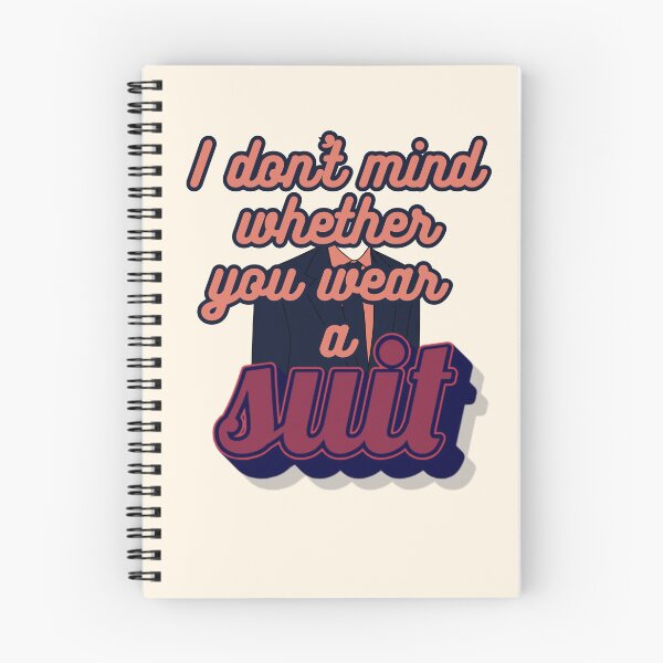 Item preview, "I Don't Mind Whether You Wear a Suit" - Unique Gift Idea for the Costume-Averse designed and sold by CraftedConcepts.