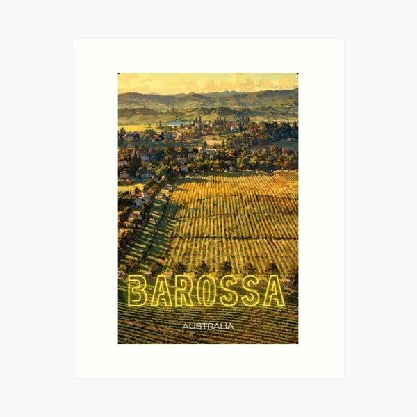Item preview, Barossa Valley Wine Art: Stunning Vineyard Landscape Prints designed and sold by twentytwo ART souvenir designs.