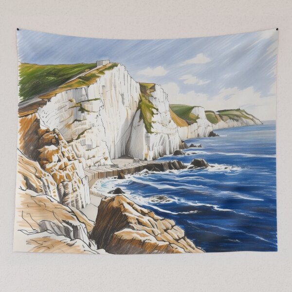 Item preview, White Cliffs of Dover – Iconic Coastal Landscape designed and sold by WildlifeInc.
