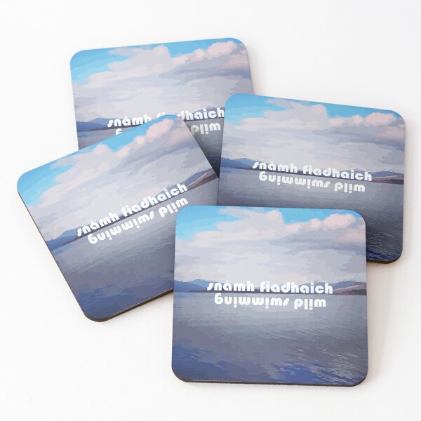 Item preview, wild swimming | snàmh fiadhaich(Scottish Gaelic (Gàidhlig) translation) designed and sold by Mamaidh Made.