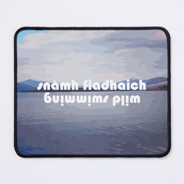 Item preview, wild swimming | snàmh fiadhaich(Scottish Gaelic (Gàidhlig) translation) designed and sold by Mamaidh Made.