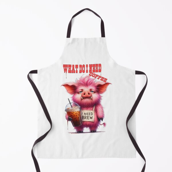 Item preview, This grumpy piggy really needs his coffee designed and sold by LoneAngel.