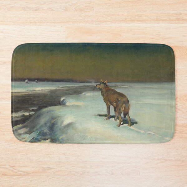 Item preview,  Lone Wolf In February - Alfred Wierusz-Kowalski designed and sold by Vintage Designs +.