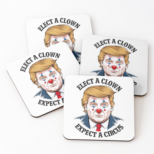 Item preview, Elect A Clown, Expect A Circus designed and sold by Angry Swan Designs.