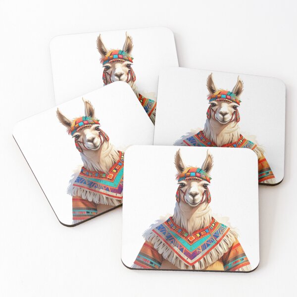 Item preview, Andean Warrior Llama – Tribal Elegance  designed and sold by ANGOON7455.