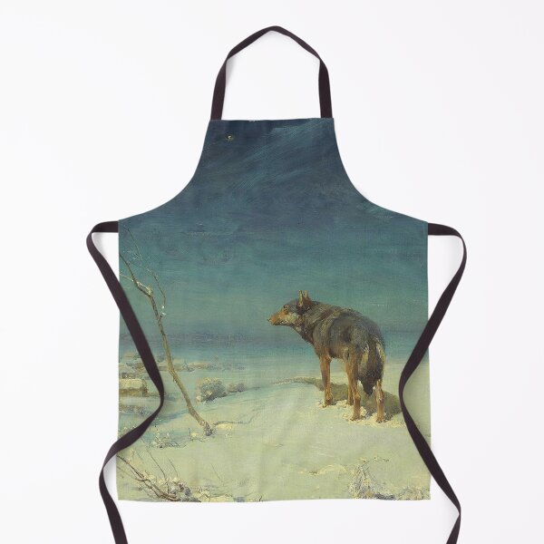 Item preview, The lone Wolf - Alfred Wierusz-Kowalski designed and sold by Vintage Designs +.