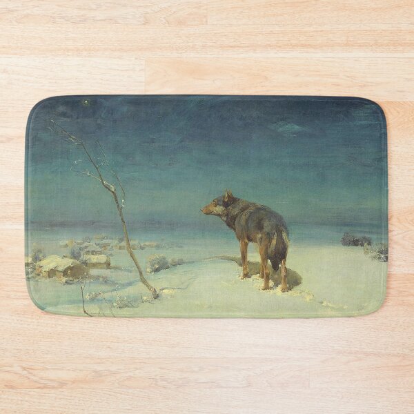 Item preview,  The lone Wolf - Alfred Wierusz-Kowalski designed and sold by Vintage Designs +.