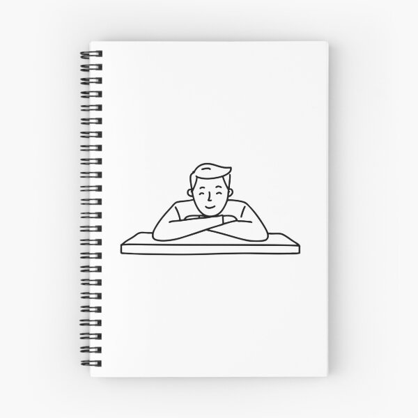 Item preview, Head resting on crossed arms on a desk designed and sold by rasagamastore.