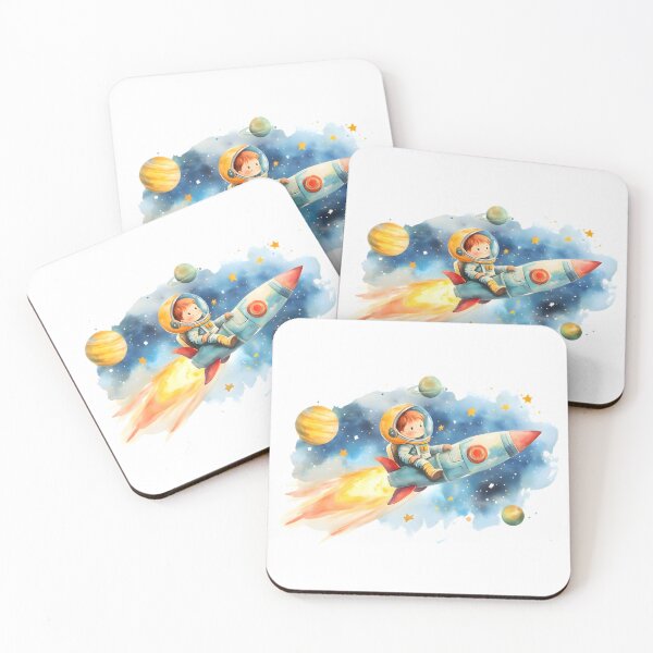 Item preview, Cute Astronaut Boy on a Rocket Adventure designed and sold by Mariana Shymkovych.