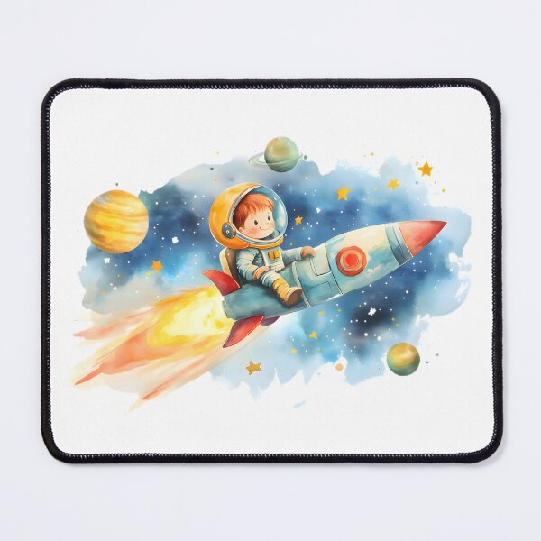 Item preview, Cute Astronaut Boy on a Rocket Adventure designed and sold by Mariana Shymkovych.