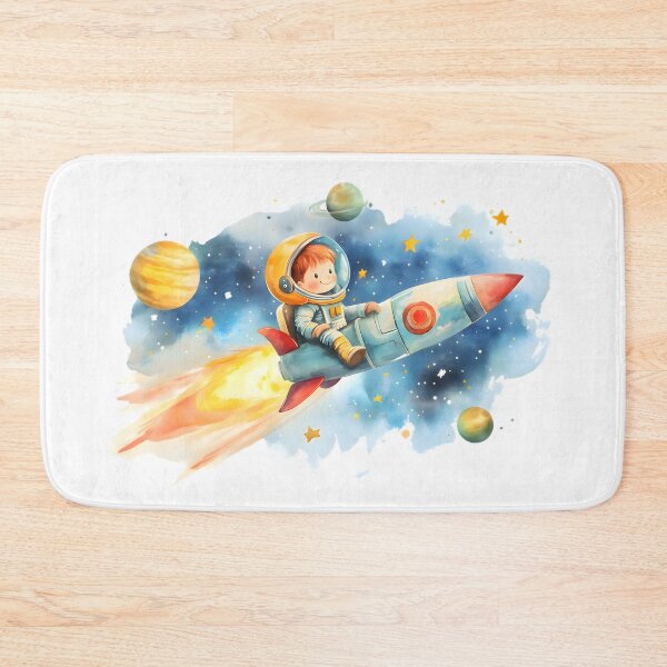 Item preview, Cute Astronaut Boy on a Rocket Adventure designed and sold by Mariana Shymkovych.