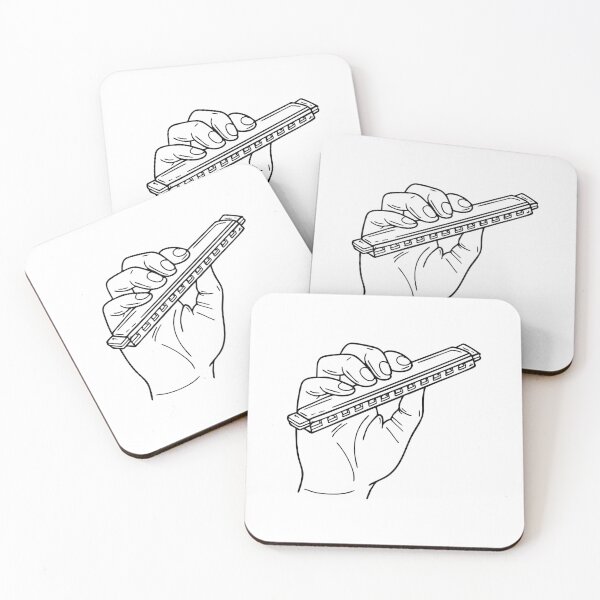 Item preview, Hand gripping a harmonica designed and sold by rasagamastore.