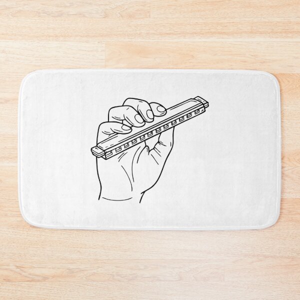 Item preview, Hand gripping a harmonica designed and sold by rasagamastore.