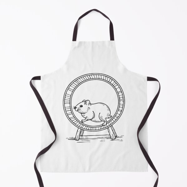 Item preview, Hamster running inside a circular wheel designed and sold by rasagamastore.
