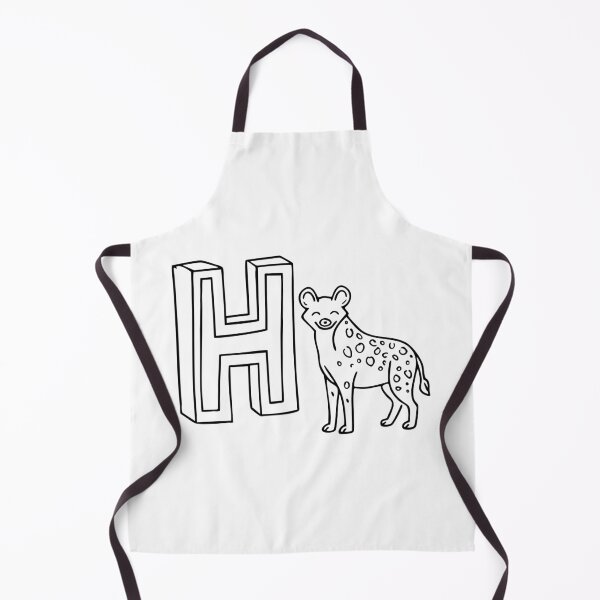 Item preview, Letter H beside Hyena designed and sold by rasagamastore.
