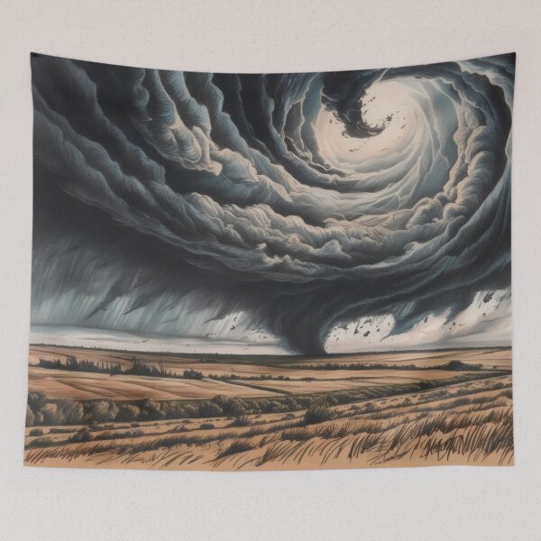 Item preview,  Tornado Fury – Dramatic Storm Artwork designed and sold by WildlifeInc.