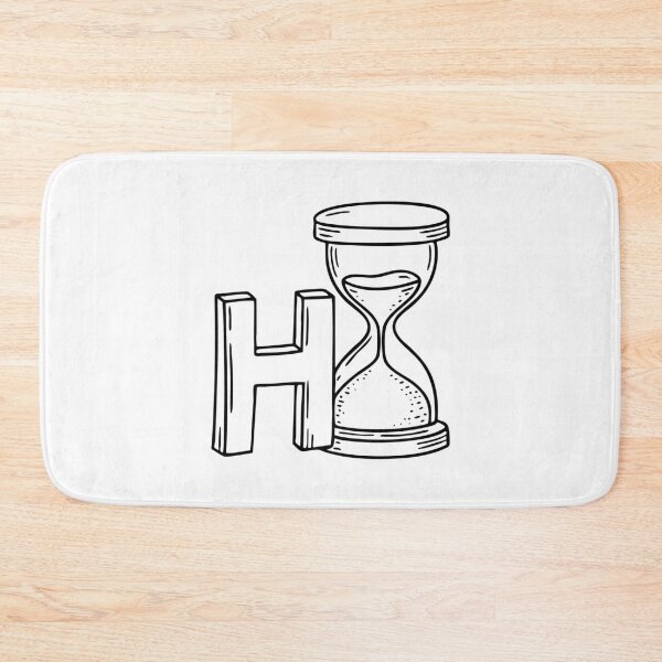 Item preview, Letter H beside Hourglass designed and sold by rasagamastore.