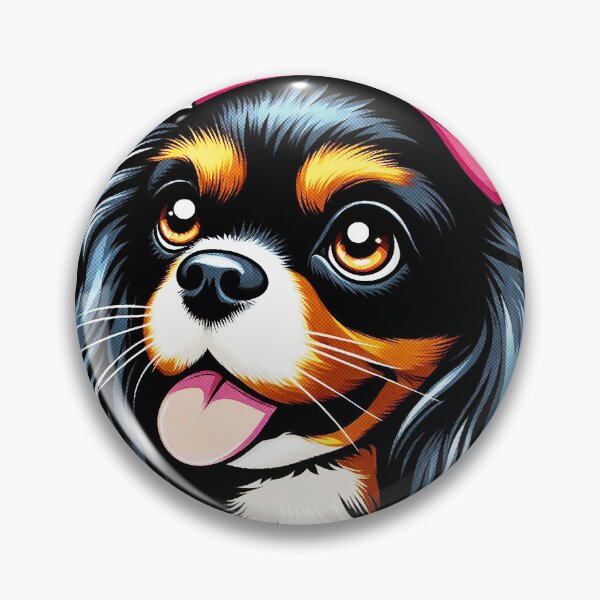 Item preview, King Charles Cavalier Pink Bow designed and sold by FunnehGacha.
