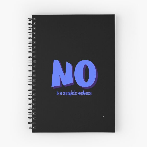 Item preview, No is a complete sentance designed and sold by Whytewold Farm Stuff.