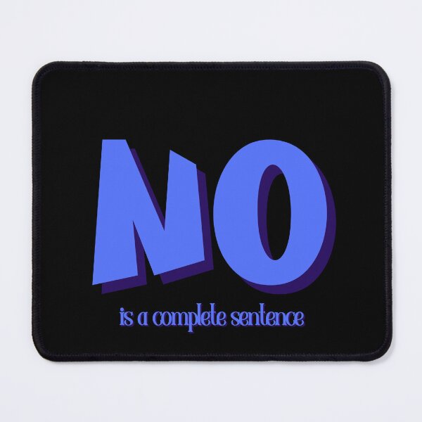 Item preview, No is a complete sentance designed and sold by Whytewold Farm Stuff.
