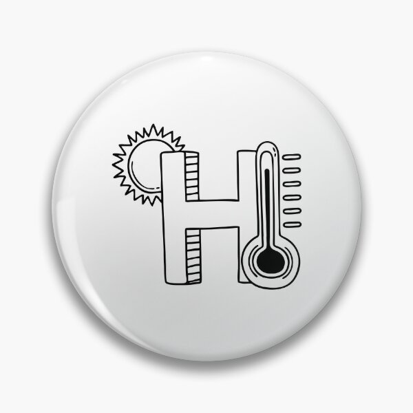 Item preview, Letter H beside Hot designed and sold by rasagamastore.