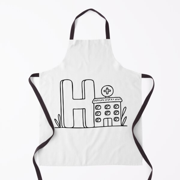 Item preview, Letter H beside Hospital designed and sold by rasagamastore.