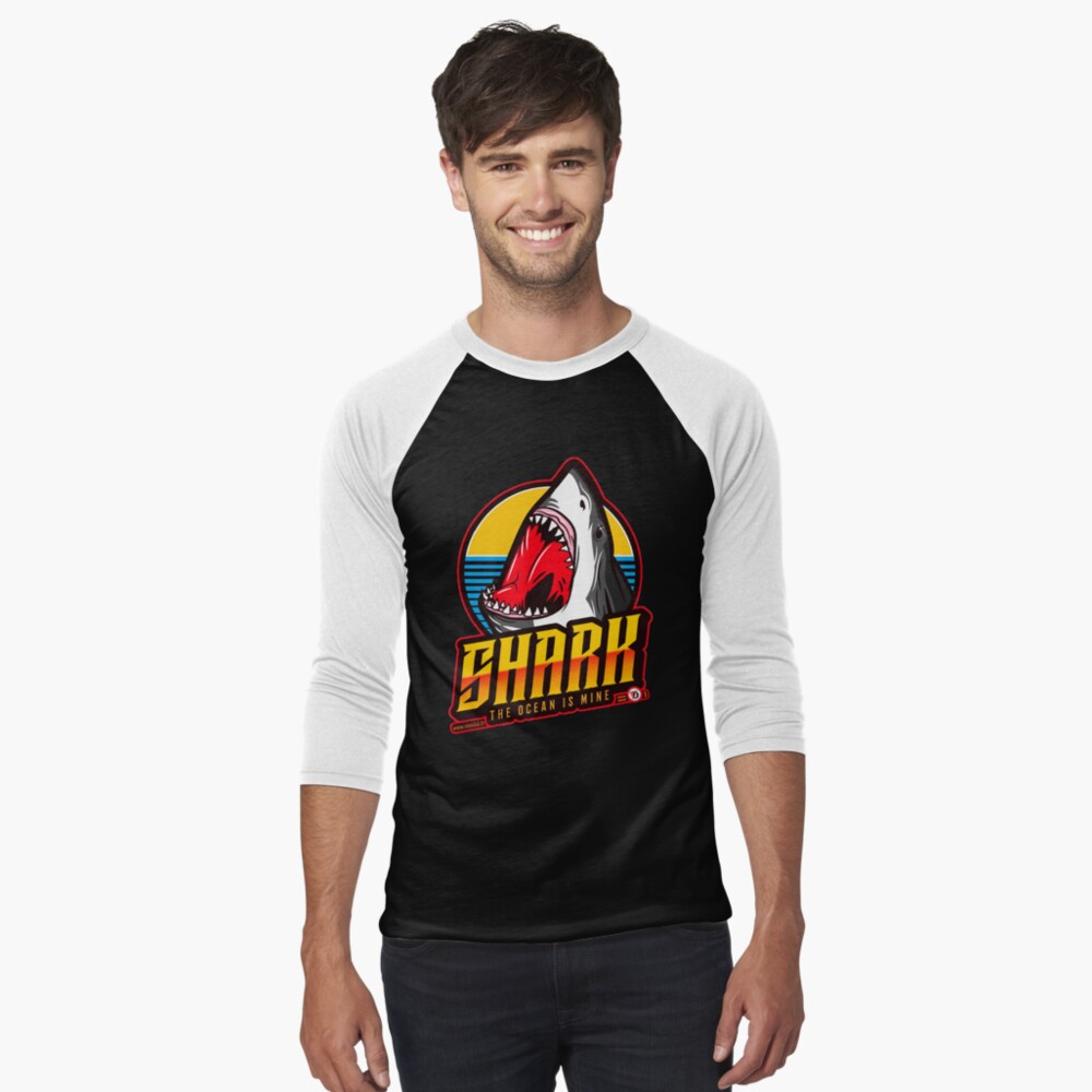 Aperçu de l'œuvre T-shirt baseball manches ¾ créée et vendue par Vinidal.