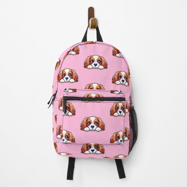 Item preview, Cute King Charles Cavalier Pixel Art designed and sold by FunnehGacha.