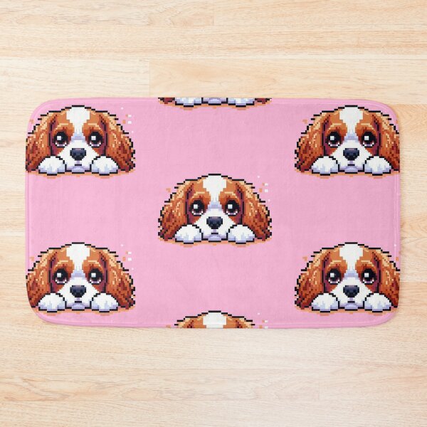 Item preview, Cute King Charles Cavalier Pixel Art designed and sold by FunnehGacha.
