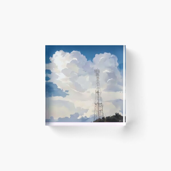 Item preview, Tower Amidst the Clouds designed and sold by Glam-OOTD.
