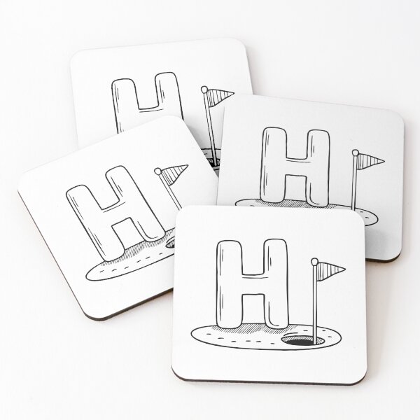 Item preview, Letter H beside Hole designed and sold by rasagamastore.