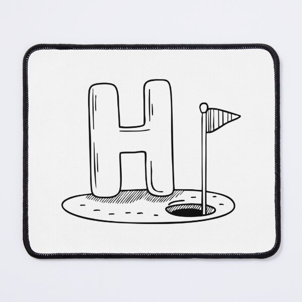 Item preview, Letter H beside Hole designed and sold by rasagamastore.