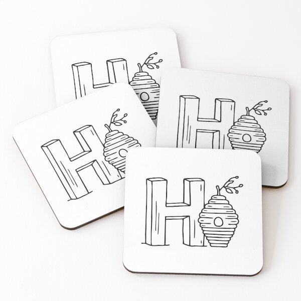 Item preview, Letter H beside Hive designed and sold by rasagamastore.