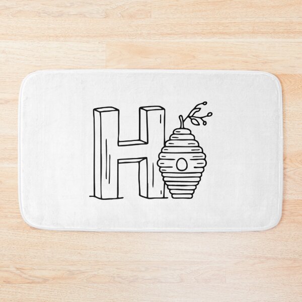 Item preview, Letter H beside Hive designed and sold by rasagamastore.