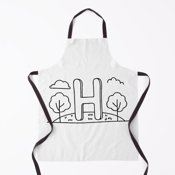 Item preview, Letter H beside Hill designed and sold by rasagamastore.