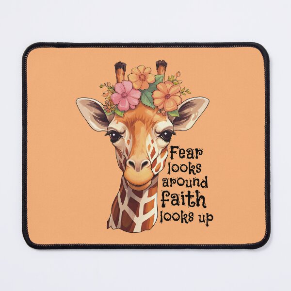 Item preview, Fear Looks Around Faith Looks Up Christian Faith designed and sold by RockFireMerch.