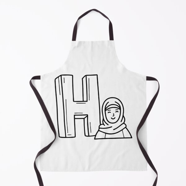 Item preview, Letter H beside Hijab designed and sold by rasagamastore.