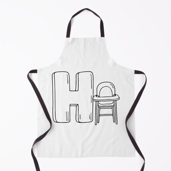 Item preview, Letter H beside Highchair designed and sold by rasagamastore.