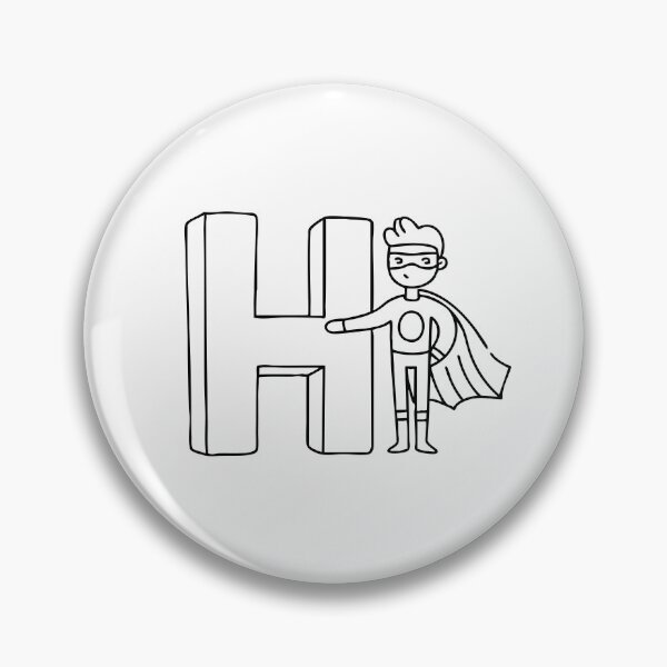Item preview, Letter H beside Hero designed and sold by rasagamastore.