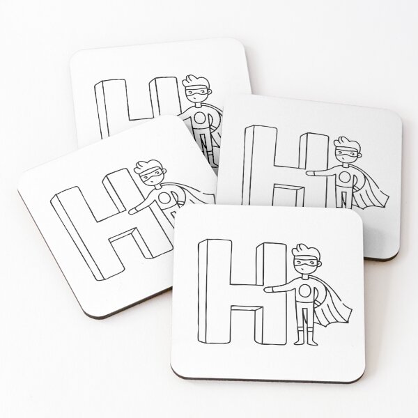 Item preview, Letter H beside Hero designed and sold by rasagamastore.